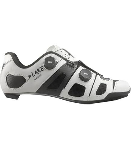 Amazon.com | Lake Cx201 Cycling Shoe - Men's White/Black, 41.5