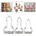 Three Piece Stainless Steel Naughty Bachelorette Party Peter Shaped Cookie Cutter