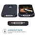 iPhone 4S Case, iPhone 4 Case, ULAK KNOX ARMOR Hybrid Dual Layer Protective Case Cover with Hard Plastic and Soft Silicone for iPhone 4S & iPhone 4 (Black)