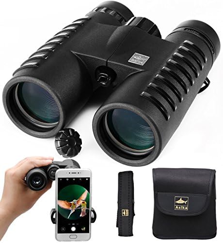 Compact Binoculars for Adults Bird Watching Hunting Stargazing Travelling Boating Concerts Sporting Events, 10 X 42 High Powered Waterproof Binocular, Lightweight, Close Focus for Closer birding