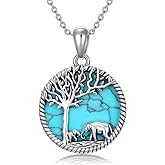 PELOVNY Animal Necklace 925 Sterling Silver Pendant Jewelry for Anniversary Birthday Christmas Gifts Men Women