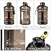 topware 2.2l/75oz/Half Gallon Dishwasher Safe New Material Tritan Plastic Hot Cold Water Jug Container Big Capacity Large Leakproof Bpa Free Water Bottle for Fitness Camping