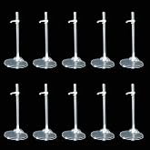 22Pcs Doll Stands, Plastic Doll Display Holders, Clear Action Figure Stand | Adjustable Toy Dolls Accessories, Transparent Display Stand Support for 8 to 12 Inch Tall Dolls