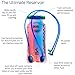 Mazama Dual Hydration Bladder 2 liter size. BPA Free Replacement Bladder fits Most Backpacks. Mfd. with USA Made Film- Two Chambers for Water and Electrolytes. for Hiking, Biking, & Running
