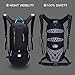 6L Biking Backpack Waterproof,Jarvan Hydration Pack with 2L Backpack Water Bladder Cycling Ski Rucksack Biking Bag,Breathable Shoulder Backpack Lightweight for Outdoor Sports Camping Hiking Running