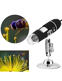Microscopio digital USB (microscopexcsource Zoom 20 x  1000 x 8 LED USB Microscopio Endoscopio Lupa PC cámara de vídeo