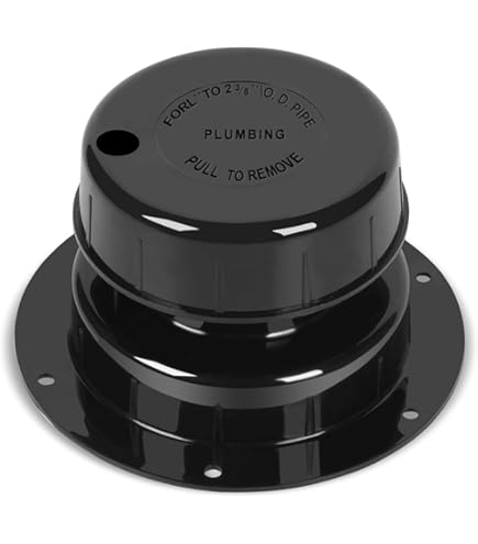 Unique Bargains RV Plumbing Vent Cap Roof Sewer Vent Cover Fit 1 To 2 3/8 In O.D. Pipe Prevent Nesting Motorhome Exhaust - Foto 7