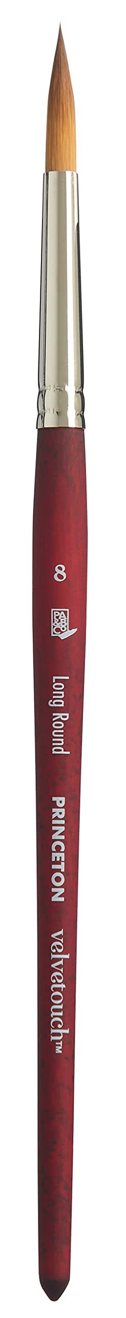 Princeton P3950LR8 Velvetouch Syn Sh Long Round Size 8