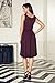 UniSweet Women's Elegant Vintage Ruched Pleated Casual Swing Dress