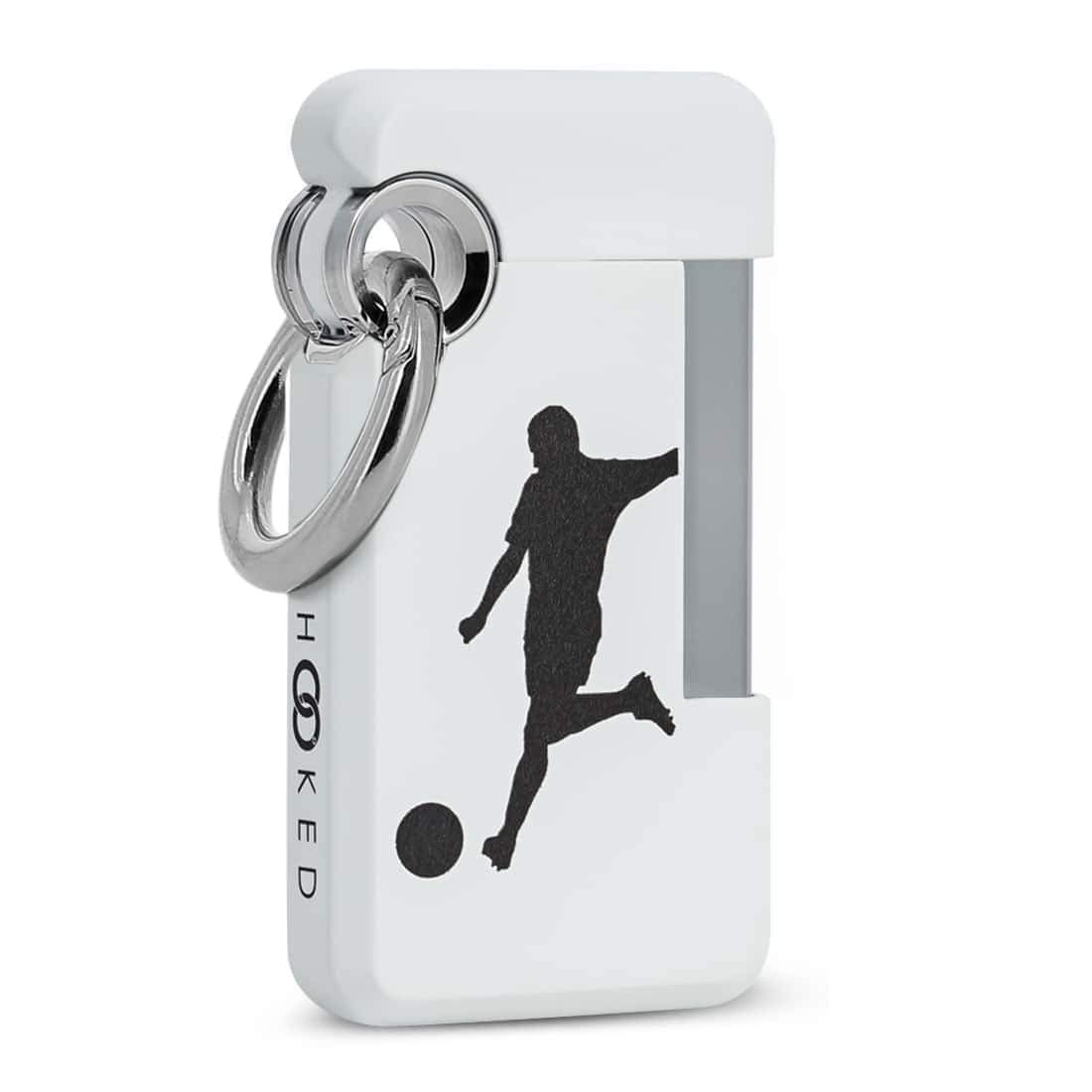 S.T. Dupont hooked football white lighter