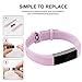 iGK Replacement Bands Compatible for Fitbit Alta and Fitbit Alta HR, Newest Adjustable Sport Strap Smartwatch Fitness Wristbands Lavender Small