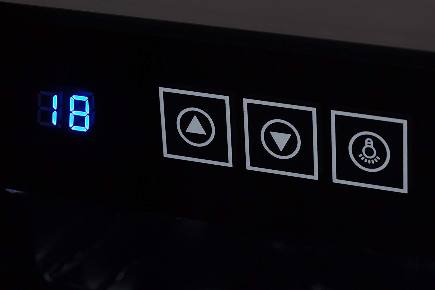 Vino Frigorífico 33 litros 12 botella de vino enfriador vino ...