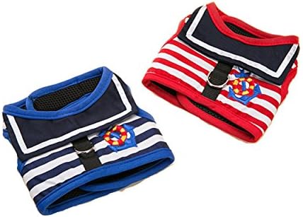 Navy Vest Traction Rope Sailor Suit Chest Dog Straps Leash Dogs Straps Bolt Rope with a Rope