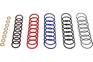 CULMKARI O-Ring Kit for 7.3L Fuel Injector Fit for 1995-2003 Ford F250 F350 F450 F550 E250 E350 E450 with 7.3L Injectors # CM-5010 XC3Z-9229-AB (8PCS (O-Ring Kit)