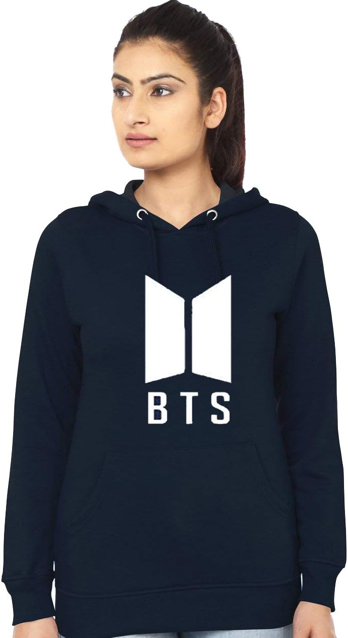 Melcom Cotton Navy Blue Sweatshirt : BTS