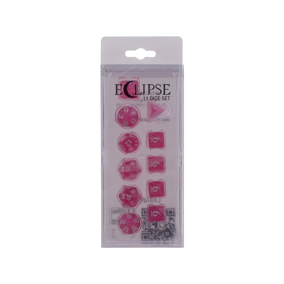 Ultra Pro - Eclipse 11 Dice Set - Hot Pink