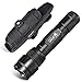 UltraFire WF-502B Single Mode 1000 Lumen Mini Tactical Led Flashlight Torch, and Duty Belt Flashlight Holster Holder with 360 Degrees Rotatable Clip
