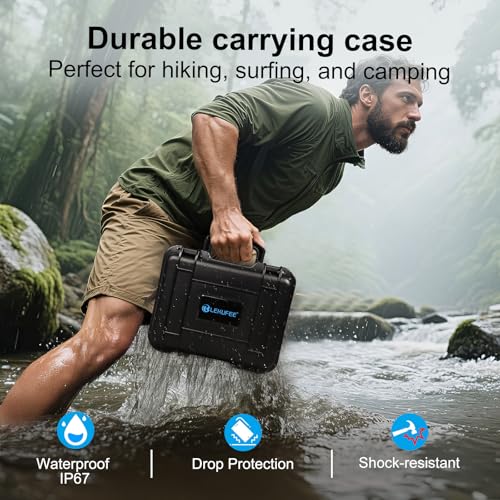 Lekufee Waterproof Hard Case Compatible with Gopro Hero 13/12/11/10/9/8, LIT Hero,Hero 4K,Media Mod/Gopro Volta/Creator Edition/Action Camera and Accessories(Case Only)