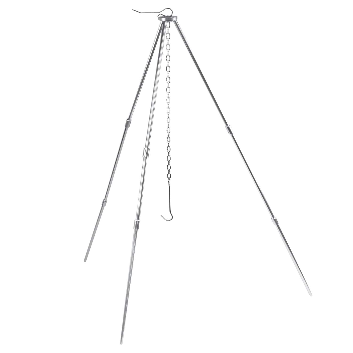 Lomo Cooking Tripod- Lightweight Aluminium Stand for Camping and Bushcraft