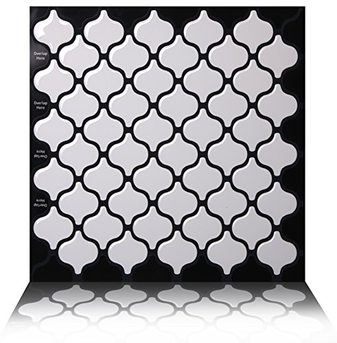 Tic tac tiles anti-mold peel and stick wall tile in dam…