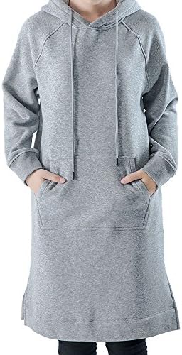 OYEAHGIRL Long Style Thickening Winter Pockets Pullover Hoodies for Women Plus Size