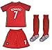 2016 Cristiano Ronaldo Home Portugal Football Soccer Kids Jersey & Short (6-7 YEARS)