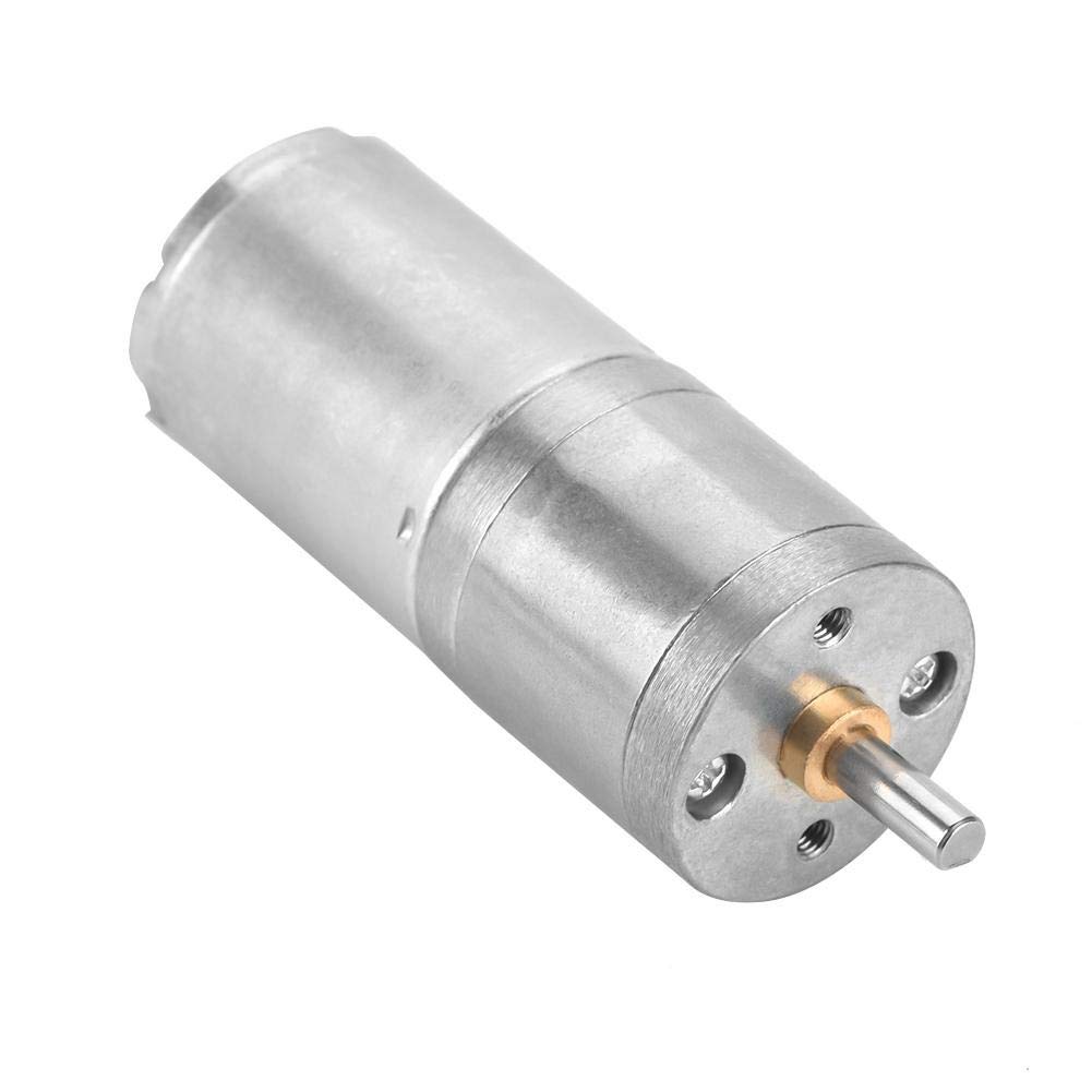 DEWIN Gear Motor, 12V Gear Motor 25GA-370 Low Speed Metal Gear Motor for Electronic Lock(12V 100RPM)
