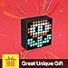 DIVOOM AURABOX Bluetooth 4.0 SMART LED Speaker with APP Control for Pixel Art Creation + Animation and Social Media Notification. Built-in Microphone for Handsfree Calling