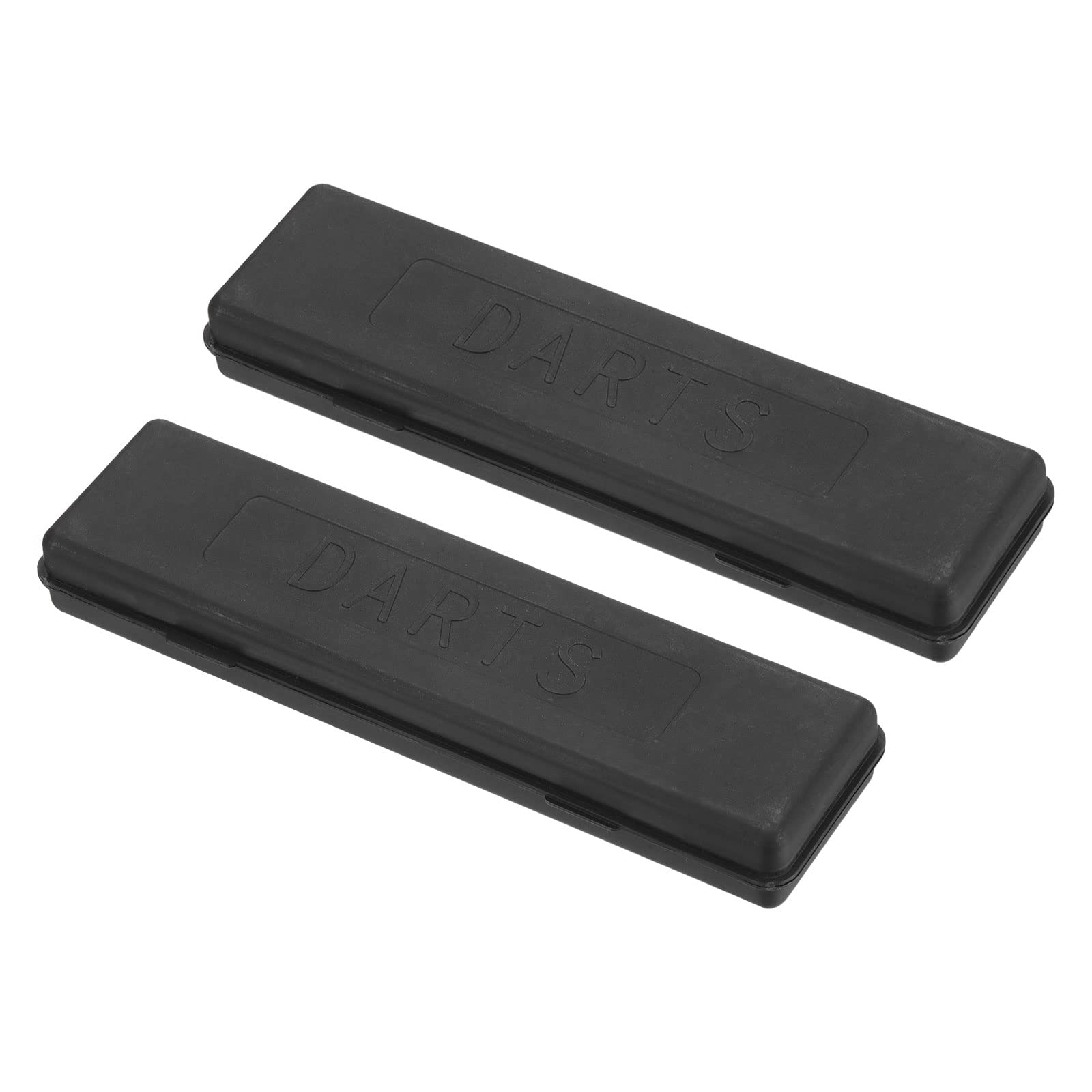 PATIKIL Portable Nylon Dart Storage Box, 2 Pack Dart Case Keep Your Darts Secure, Black