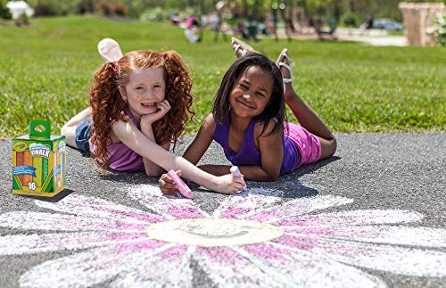 2 Crayola+16+Count+Sidewalk+Chalk