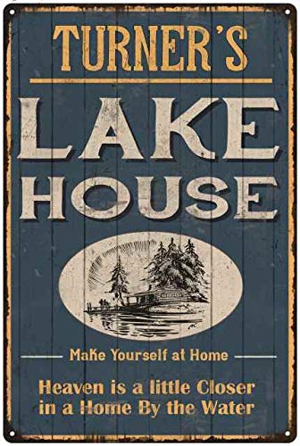 Amazon Com Chico Creek Signs Turner S Lake House Blue Cabin Home