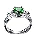 Junxin Hot 10 KT Gold Plated Ring,Women and Man Wedding Engagement Promise Rings,Three Style rings to Show You Unlimited Beauty and Self confidence
