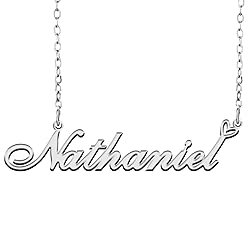 RONKAHSHOW Nathaniel Custom Name Necklace