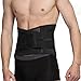 NeoTech Care Adjustable Double Pull Lumbar Brace/Lower Back Belt (Black, Size M)