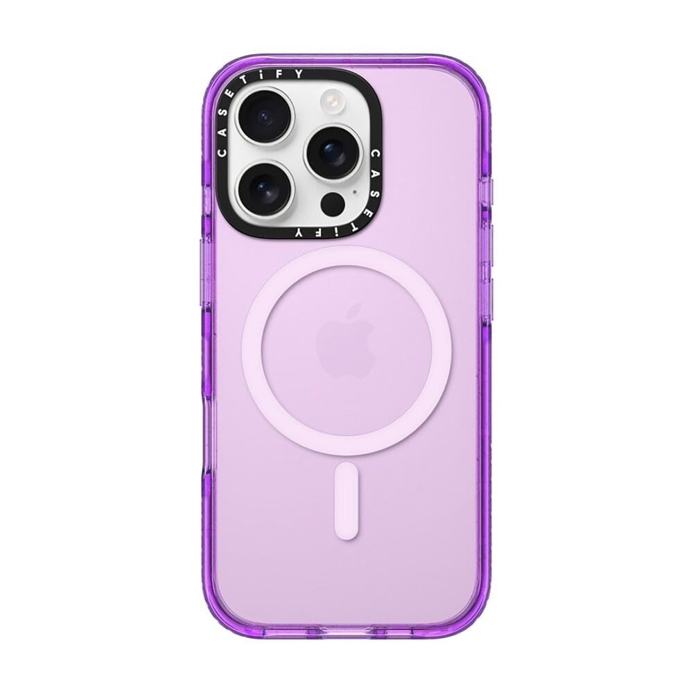 CASETiFY Impact iPhone 16 Pro Case [Slim / 8.2 ft. 4X Military Grade Drop Protection/Compatible with Magsafe] - Purple