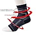 Thirty 48 Plantar Fasciitis Socks, 20-30 mmHg Foot Compression Sleeves for Ankle/Heel Support, Increase Blood Circulation, Relieve Arch Pain, Reduce Foot Swelling (Black & Grey (2 Pairs), Small)