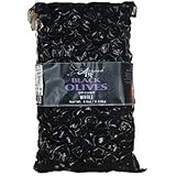 Auzoud Oil-Cured Black Olives, Whole, Supports North African Women Farmers, 100% Natural, Hand-Picked, 4.4 lb.