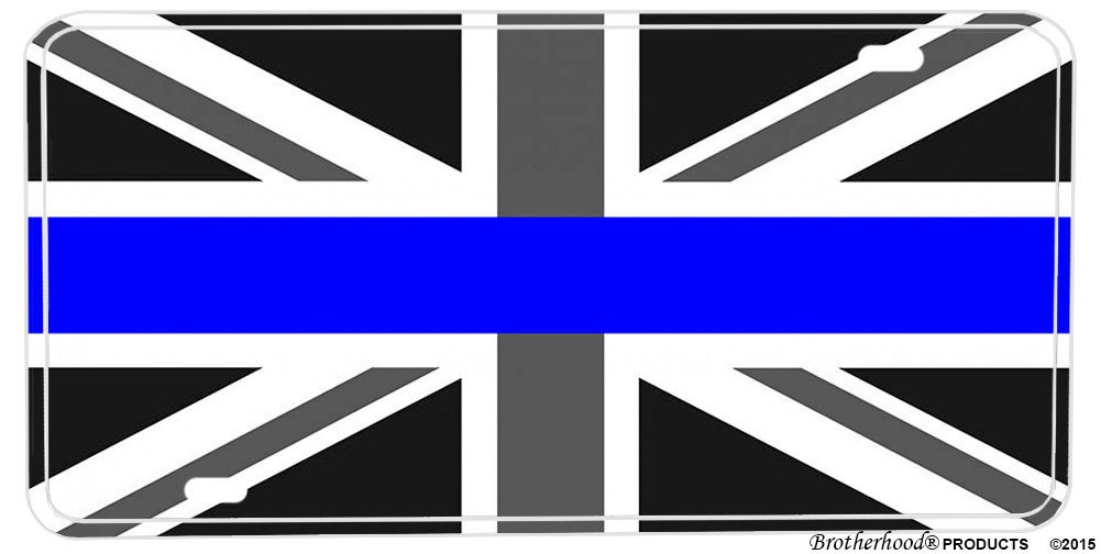 BrotherhoodProducts Thin Blue Line Black & White Union Jack
