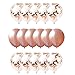 Rose Gold Balloons Party Decorations Supplies Set Pack Include 6 Confetti & 12 Rose Gold Balloons,1 Rose Gold Sequin Table Runner, Foil Ribbon for Birthday Party, Wedding,Xmas New Year Festival