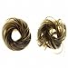 FESHFEN Scrunchy Scrunchie Hairpieces Elastic Messy Hair Bun Ponytail Hair Extensions Wig Drawstring-9H19