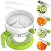LOVKITCHEN Multi-functional Spiral Vegetable Slicer Set Hand Crank Manual Food Processor/Chopper, Blender, Shredder, Meat Grinder, Citrus Juicer, Mandoline Slicer Set With 5 Interchangeable Blades