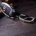 3 Pack Leather Keychain for Men and Women Heavy Duty Car Key Rings Stainless Steel Key