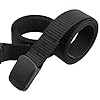 Rockway-Unisex-Nylon-Designer-Belts-with-Pom-Plastic-Buckle-Prevent-Allergy-Water-Resistant-Fishing-Belt-Black