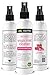 ASUTRA Yoga Mat Cleaner Spray (Soothing Sweet Rose), 4 fl oz - No Slippery Residue, Organic Essential Oils, Deep-Cleansing for Fitness Gear & Gym Equipment, Microfiber Towel Included