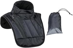 SM SunniMix Motorcycle Neck Warmer Chest Protector Lightweight Neck Wind Protector for Running Outdoor Activities Daily Commu