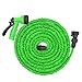 Jundy 25ft Garden Hose, Expandable Water Hose, Flexible Expanding Pressure Water Hose with 7 Functional Spray Nozzles, Double Layer Latex Core, Extra Strength Fabric,for Your Watering Needs(Green)