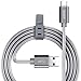 ESR USB C Cable, Type C to USB 3.0 Cable (6.6 ft), Braided Nylon Fast Charger Cable for Samsung S20/S20+/S20 Ultra/S10/Note10, Apple iPad Pro 11/12.9 2018, MacBook & Other USB Type-C Devices, Grey primary