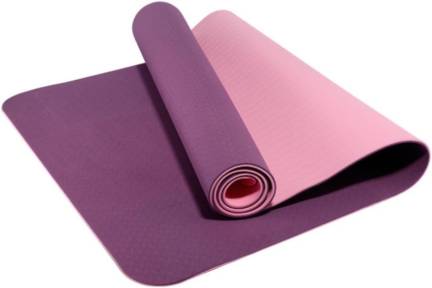 HCJYJD Yoga mats, Tasteless beginner Widen Fitness mat Thicken Non-slip Lengthen Yoga mat (Color : #1, Size : Thickness 8mm)