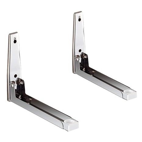 JZTJ Soporte De Repisa De Metal De 2 Piezas - Soporte De ...