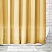 mDesign Waffle Knit Long Cotton Blend Bathroom Spa Quality, Luxury, Solid Color Cloth Shower Curtains for Bathroom - Hyde Collection, 72
